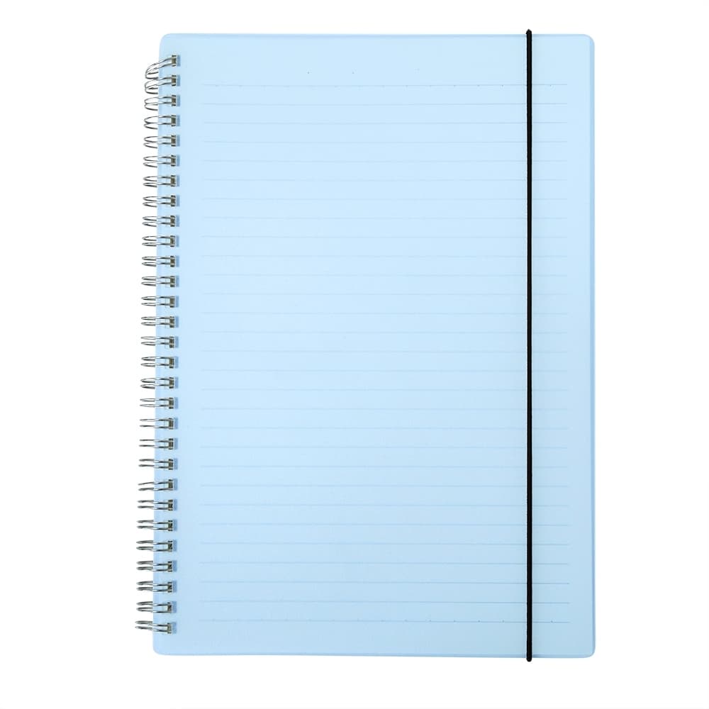 CADERNO COM CAPA PLÁSTICA