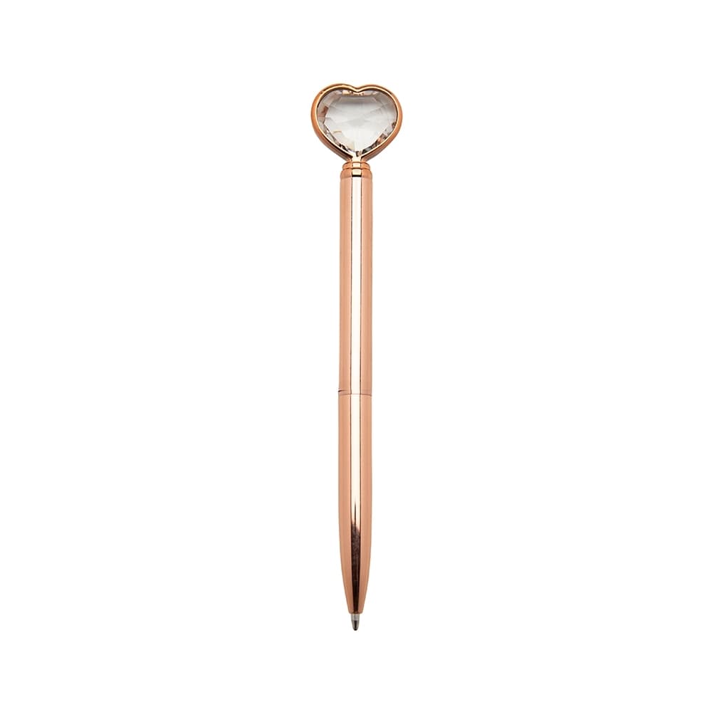 CANETA METAL CORAÇÃO